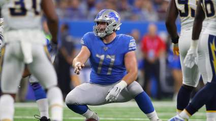 Lions’ Frank Ragnow Voted to Impressive PFF Team After Week 1
