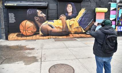 Murals Honoring Kobe & Gianna Bryant Are Appearing All Over the Country [LOOK]