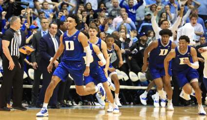 WATCH: Duke Hits Two Buzzer Beaters to Stun UNC in Overtime Thriller