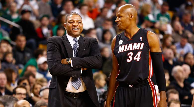 Doc Rivers and Ray Allen in 2013