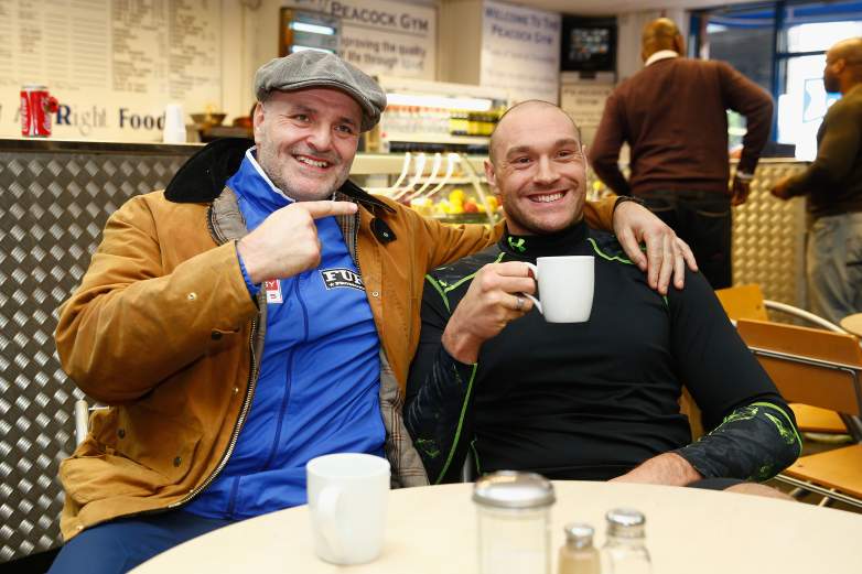 Tyson Fury and His Father John Fury