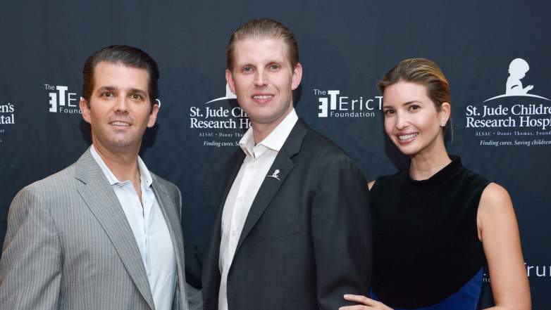 Don Jr, Eric, and Ivanka Trump