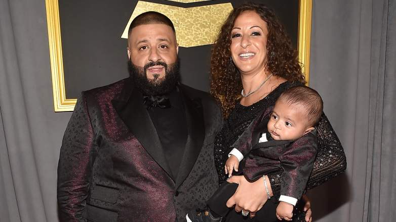 DJ Khaled and wife Nicole Tuck and baby