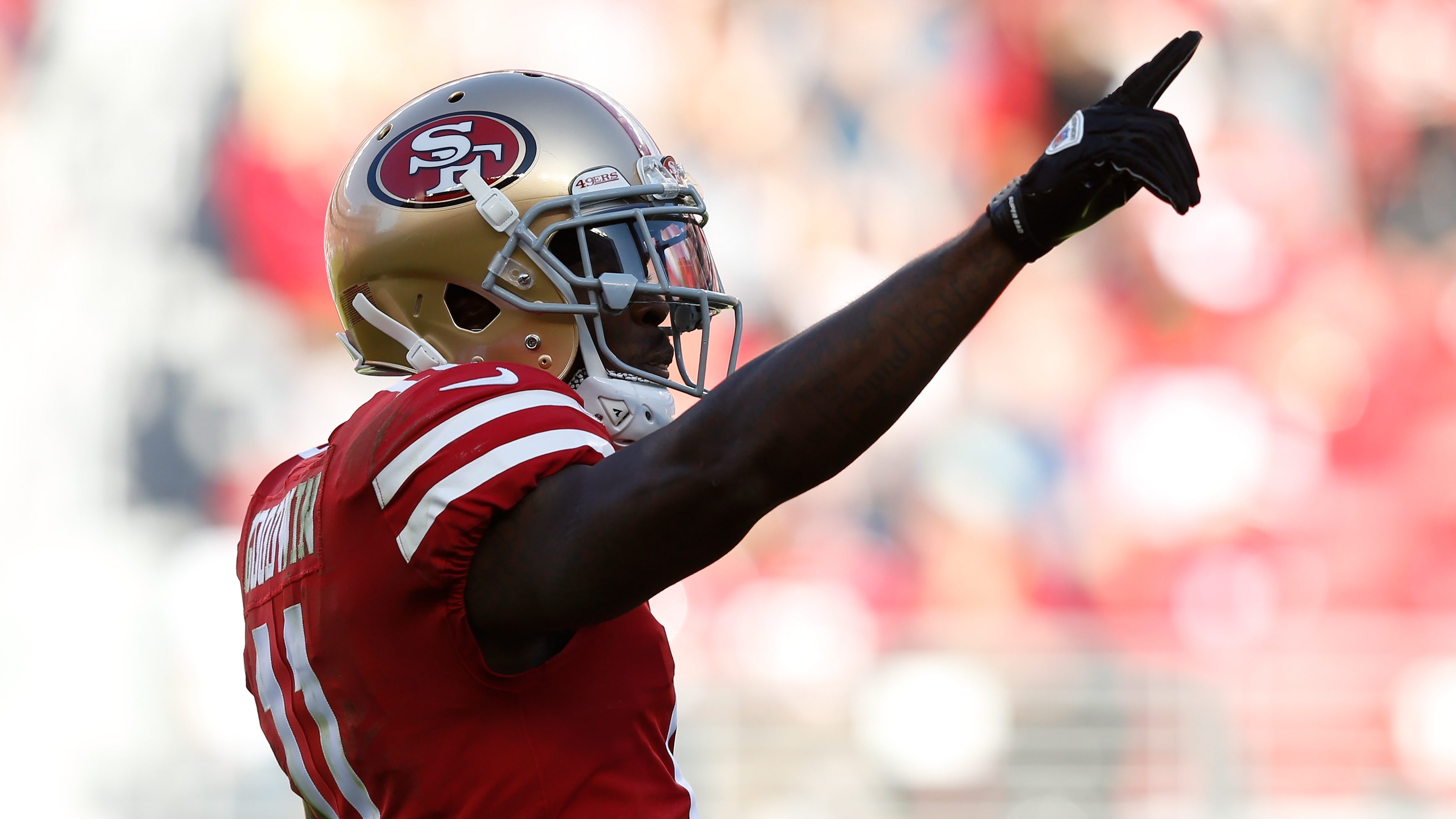 NFL player Marquise Goodwin trains for Olympics