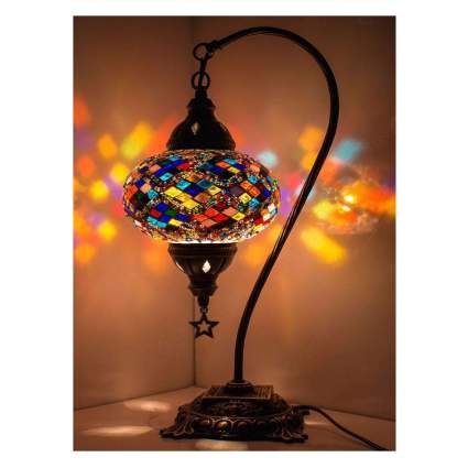 mosaic glass table lamp