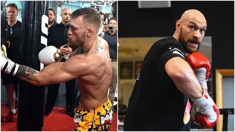 Conor McGregor Gives Gift To Tyson Fury Before Wilder Match