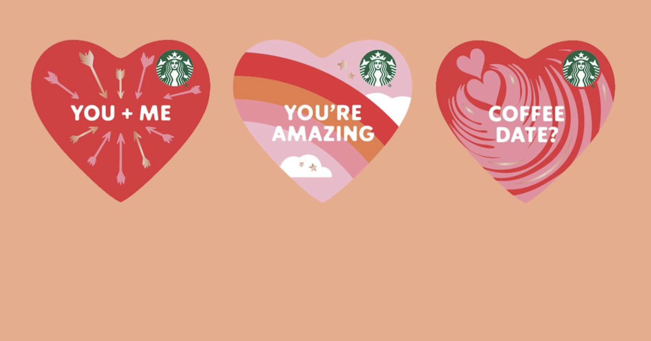 Starbucks Valentine’s Day Specials 2020