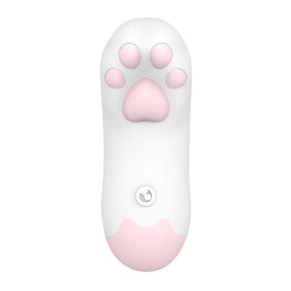 White and pink plastic cat paw