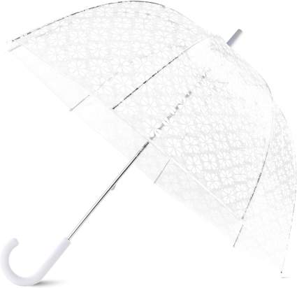 Kate Spade New York Large Clear Dome Umbrella