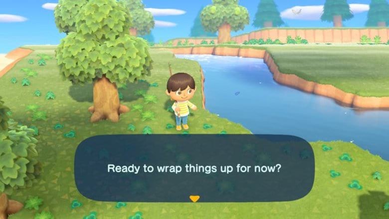 does animal crossing save to the switch