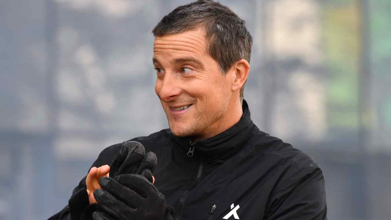Bear Grylls accidentally flashes his manhood to stunned 
