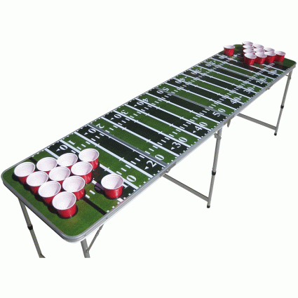 football field beer pong table