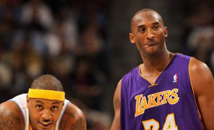 Blazers’ Carmelo Anthony Details First Interaction With Lakers’ Kobe Bryant