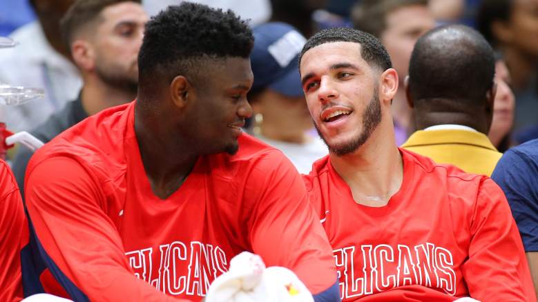 Zion Williamson and Lonzo Ball, Pelicans