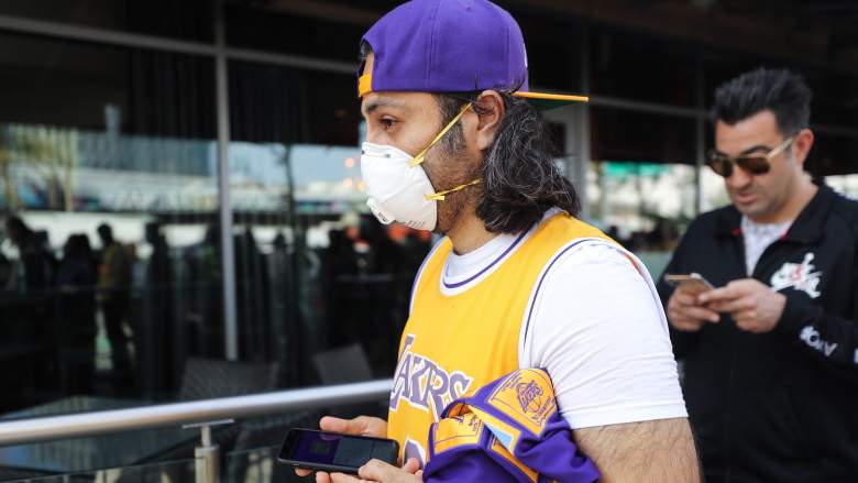 LA Lakers Fan During Coronavirus Outbreak