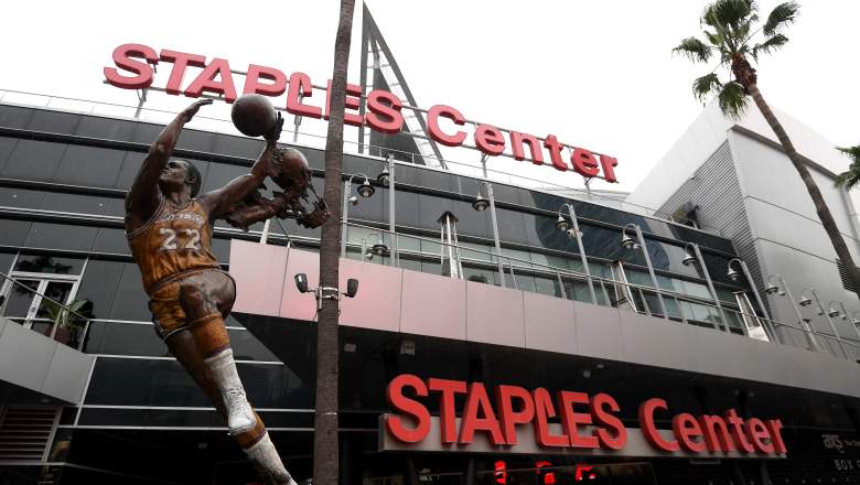 Staples Center in downtown Los Angeles
