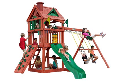 gorilla playsets wooden swing sets