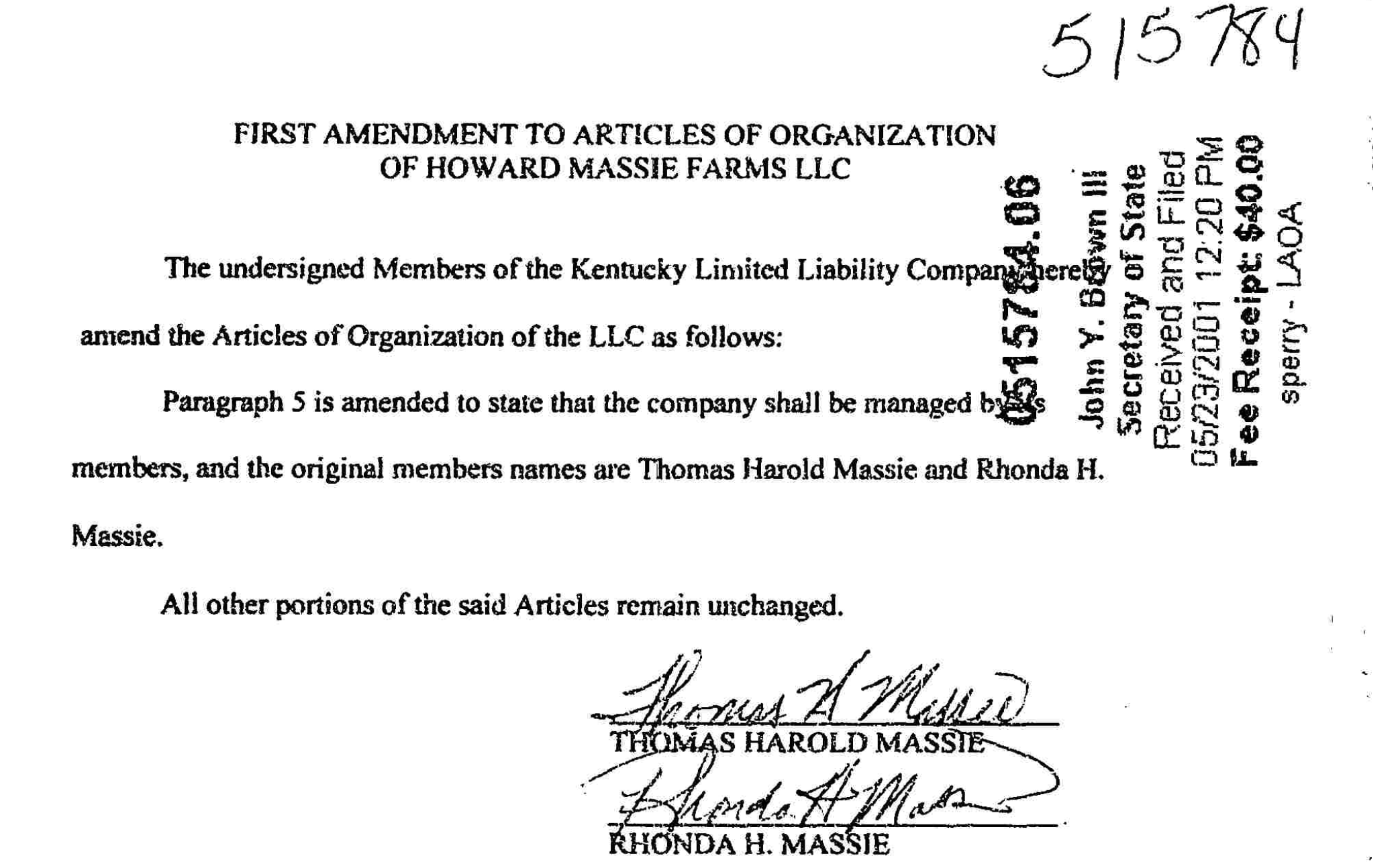 Rhonda Howard Thomas Massie S Wife 5 Fast Facts