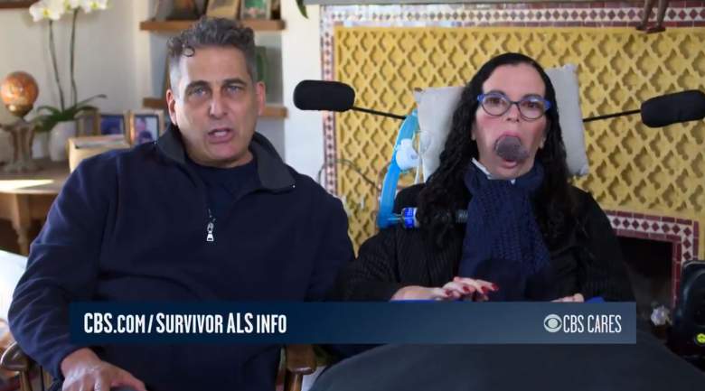 Survivor castaway Jonathan Penner and his wife Stacy, who was diagnosed with ALS in late 2017.
