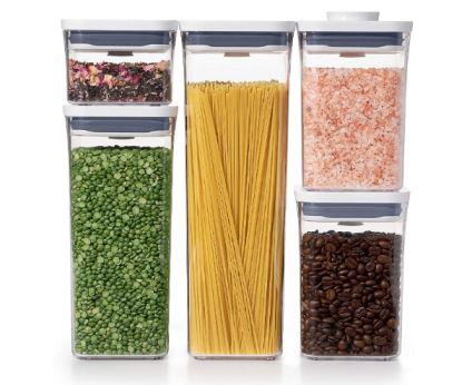 NEW OXO Good Grips 5-Piece POP Container Set
