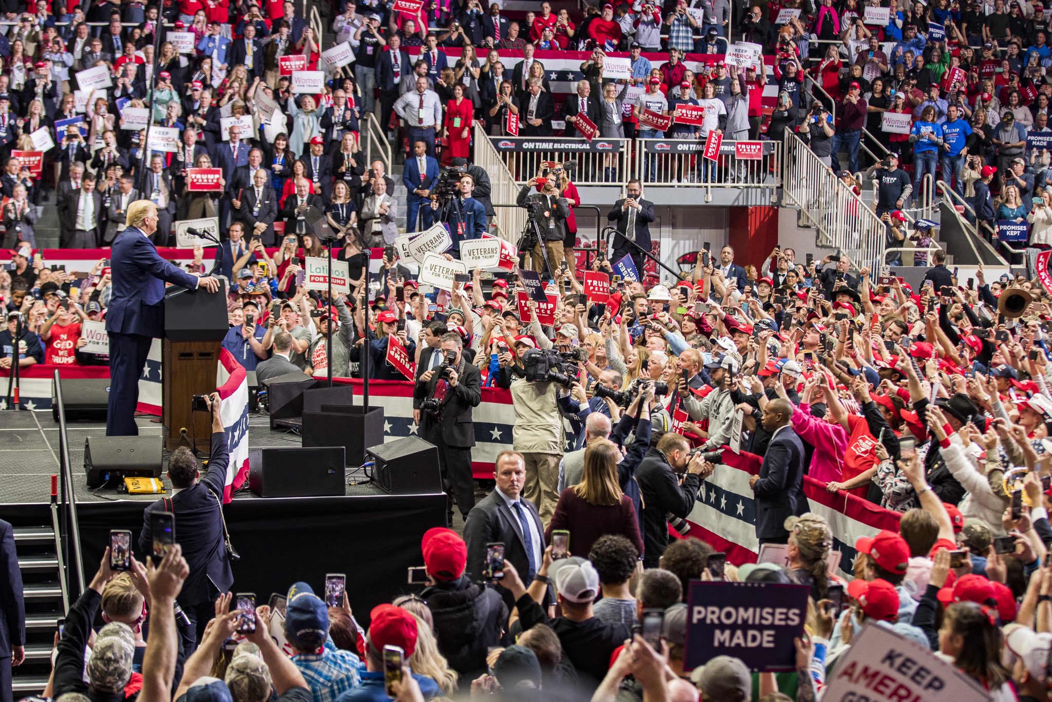 How Many Attended Trump’s North Carolina Rally? Crowd Photos