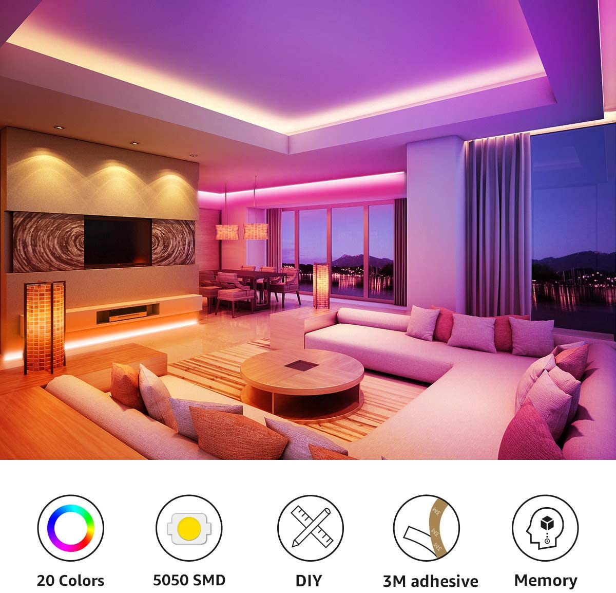 led strip lights for room