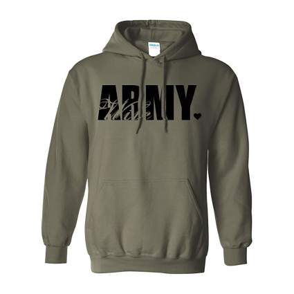 Green army wife hoodie