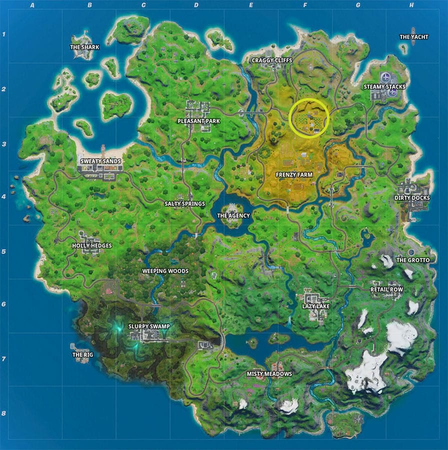 Fortnite Apple Trees Location Fortnite Apple Locations For Skye S Adventure Challenge Heavy Com