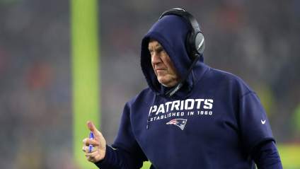 Bill Belichick Gives His Dog Nike a Treat After Patriots NFL Draft Pick [WATCH]