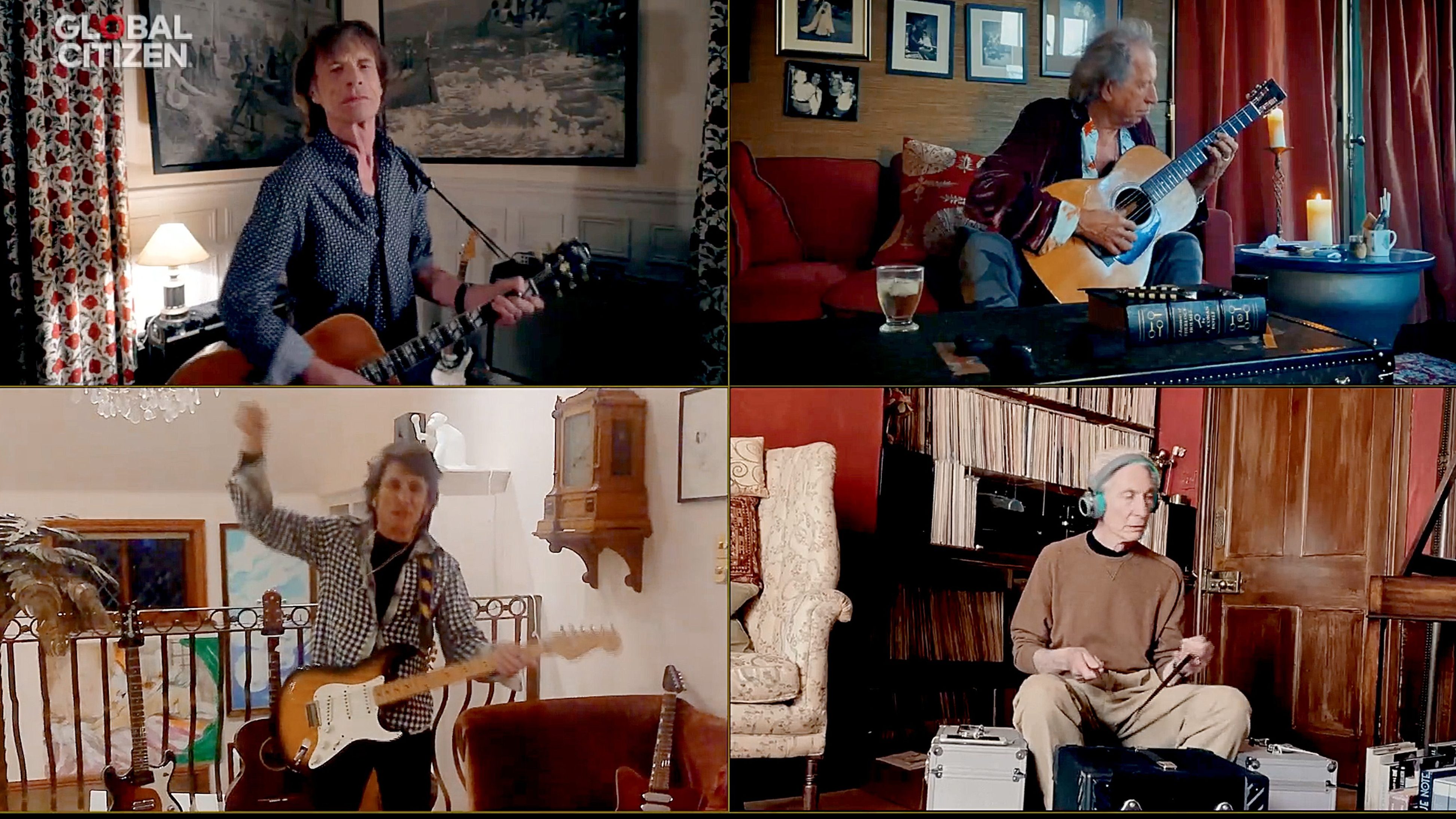 rolling stones living room concert