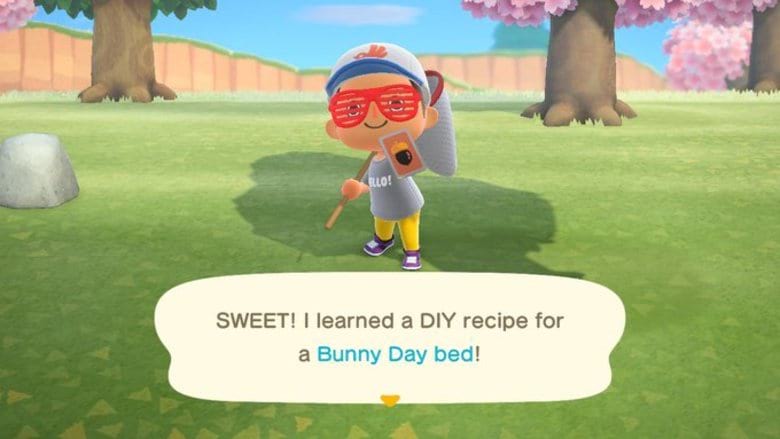 how to get bunny day diy recipes animal crossing new horizons