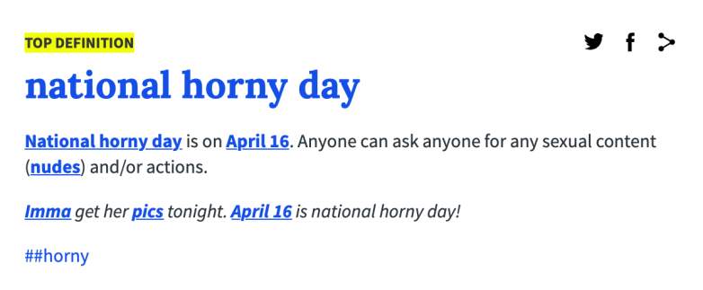 Being horney does mean what What’s the