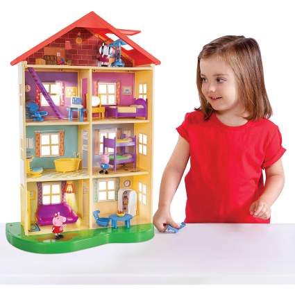 Peppa Pig Lights & Sounds Family Home Feature Playset
