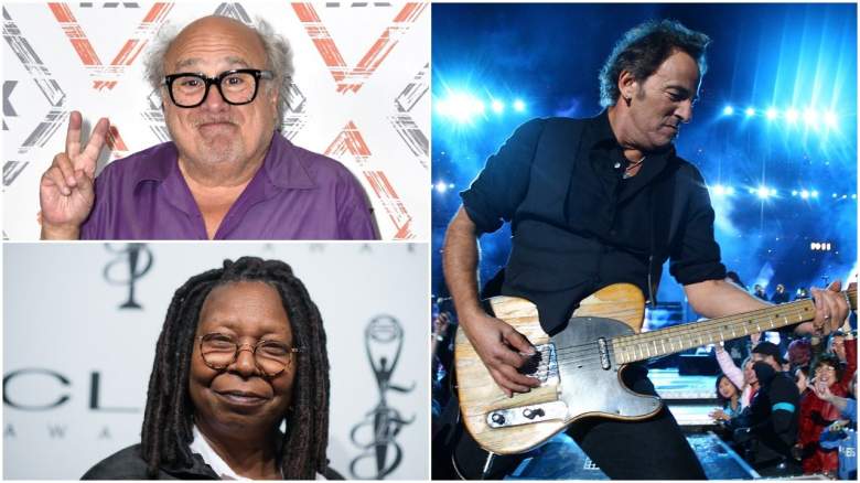 Danny DeVito, Whoopi Goldberg & Bruce Springsteen