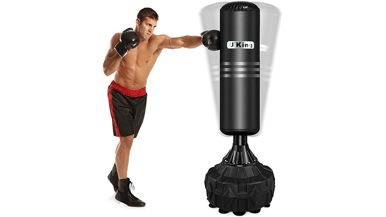 Heavy-duty Boxing Punching Bag Rack Free Standing Boxing Bag Home Fitness