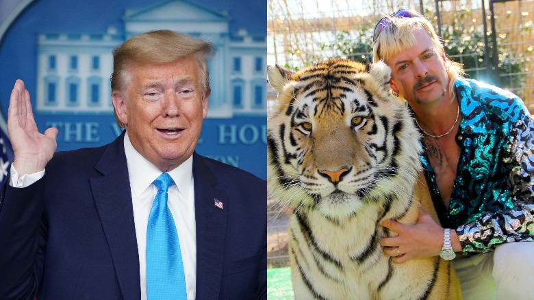 Watch Trump Asked If He D Pardon Joe Exotic During Wh Briefing