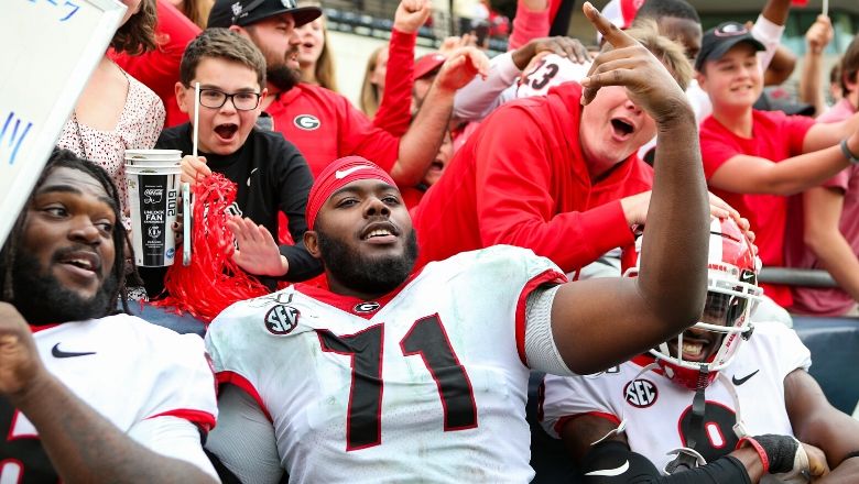 Giants meeting with Georgia offensive tackle Andrew Thomas ahead of NFL Draft