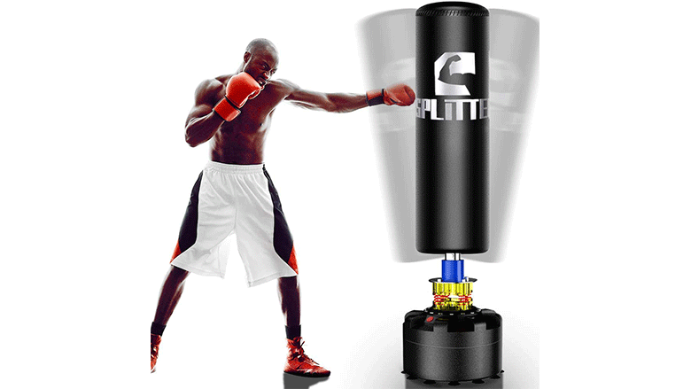 SUPER PESANTE 4ft Free Standing Punch Bag Duty Boxe MMA Kick Stand GYM TRAINING 