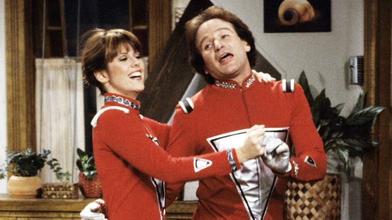 Pam Dawber and Robin Williams in Mork and Mindy
