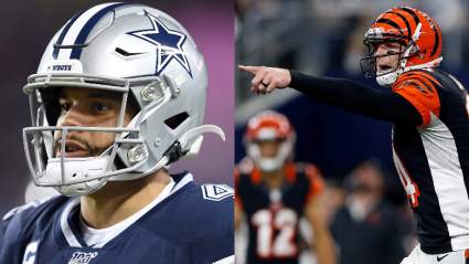 Cowboys’ Jones Ducks Question About QBs Dak Prescott, Andy Dalton