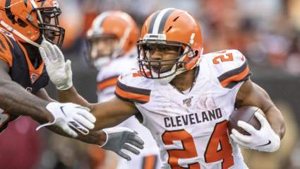 Browns RB Nick Chubb Puts Insane Athleticism on Display