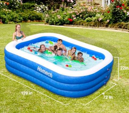Homech Family Inflatable Swimming Pool