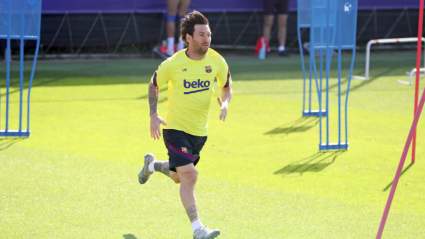 Lionel Messi Shows His Commitment to Barcelona in Training