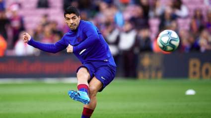 Luis Suarez Scores Golazo in Training Ahead of Barcelona Return [WATCH]