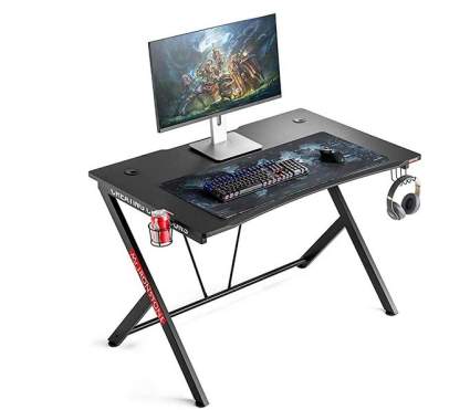 Mr. Ironstone Computer/Gaming Desk with Cup Holder