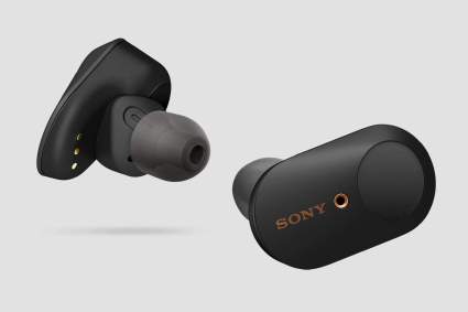 Sony WF-1000XM3 noise cancelling earbuds