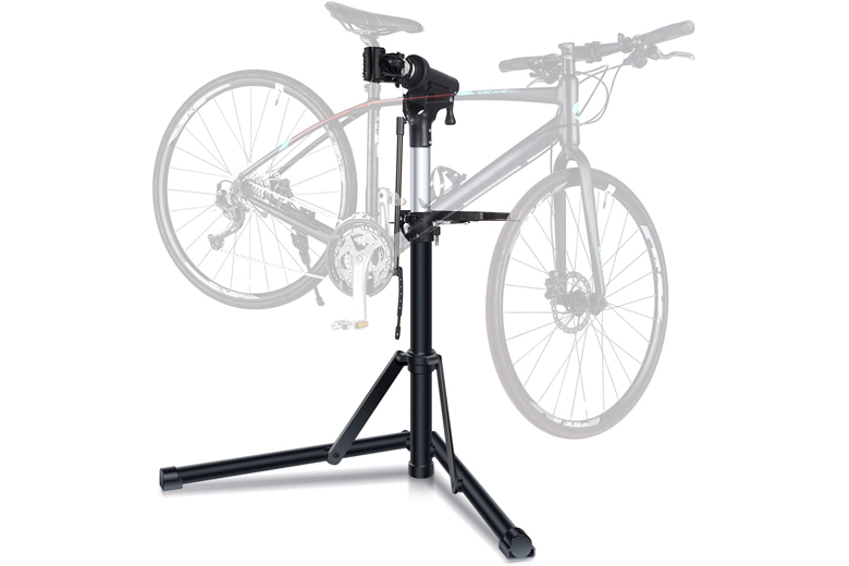 yaheetech pro mechanic bicycle repair workshop stand maintenance rack with tool