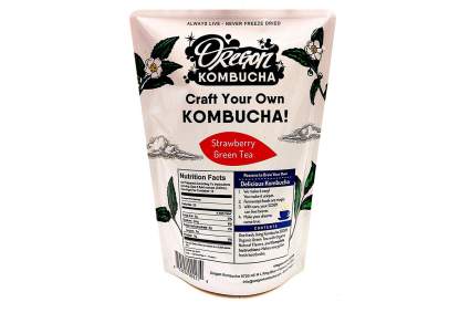 Oregon Kombucha strawberry tea kit