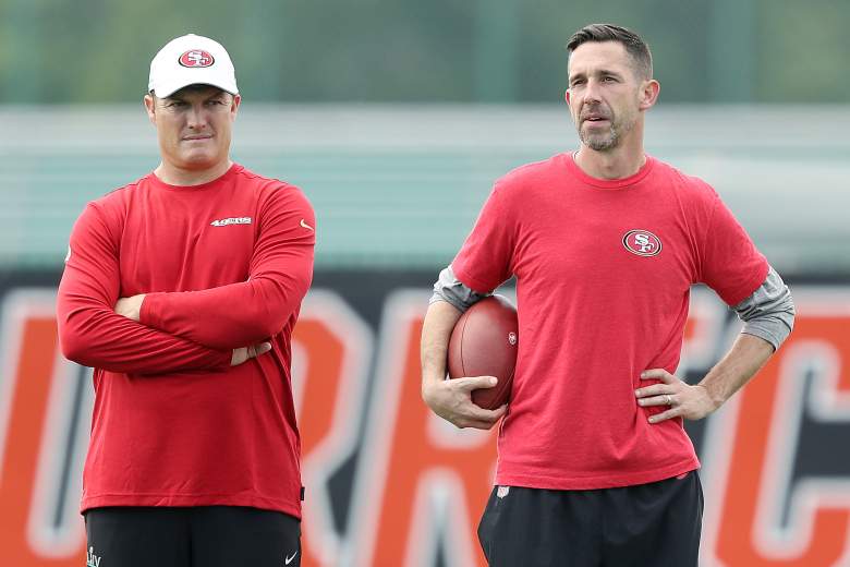 49ers practice lynch and shanahan