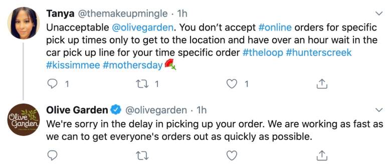 Olive Garden’s Website Goes Down Amid Long To-Go Wait | Heavy.com